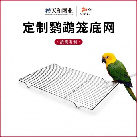 不銹鋼鸚鵡底網4